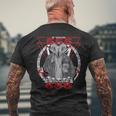 Nu Metal 666 I Goat Nu Metal I Heavy Metalintage メンズTシャツ バックプリント 高齢者への贈り物