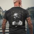 Odb オールド・ダーティ・バスタード・ポートレートウータン・クラン Nyc Papl1389 メンズTシャツ バックプリント 高齢者への贈り物