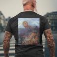 Odilon Redonによるサイクロプスの有名なアートワーク。 メンズTシャツ バックプリント 高齢者への贈り物