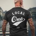 Ono Local 小野市ローカル 故郷 メンズTシャツ バックプリント 高齢者への贈り物