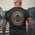 Oracle Dba ヴィンテージ レトロ メンズTシャツ バックプリント 高齢者への贈り物