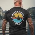 Pallanuotista Papà Acqua Pallanuoto Giocatore Di Pallanuoto T-shirt da uomo con stampa posteriore Regalos para ancianos