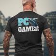 Pc Gamer コンピューターゲームギフト マウスゲーマー用 メンズTシャツ バックプリント 高齢者への贈り物