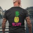 Pineapplelut Tバック メンズTシャツ バックプリント 高齢者への贈り物