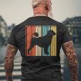 Portuguese Water Dog ポーチュギーズ・ウォーター・ドッグ メンズTシャツ バックプリント 高齢者への贈り物