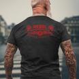 Rebel Motorsportsのスターがあなたより速く打たれた。 メンズTシャツ バックプリント 高齢者への贈り物