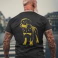 Rocker ロットワイラー パンク メタル ロックンロール ミュージック ドッグ 長袖tシャツ メンズTシャツ バックプリント 高齢者への贈り物