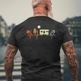 Rvキャンピングカー・ハートビートキャンパー メンズTシャツ バックプリント 高齢者への贈り物
