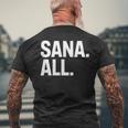 Sana All Filipinolang Phrase Pinoy Meme レディース メンズ メンズTシャツ バックプリント 高齢者への贈り物