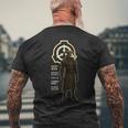 Scp 049 ペスト医師 異常物体封じ込め。 メンズTシャツ バックプリント 高齢者への贈り物