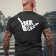 Shaka Gromintage Retrourfer メンズTシャツ バックプリント 高齢者への贈り物