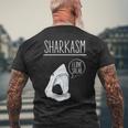 Sharkasm I Lovealad面白い皮肉なシャークスタジオ 長袖tシャツ メンズTシャツ バックプリント 高齢者への贈り物