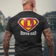 Super Dad Happy Father's Day Best Father メンズTシャツ バックプリント 高齢者への贈り物