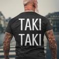 Taki Rumba レディース メンズ ギフト メンズTシャツ バックプリント 高齢者への贈り物