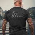 Thc 分子tシャツ テトラヒドロカンナビノール化学構造 メンズTシャツ バックプリント 高齢者への贈り物