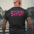 Toe Bean Enthusiast かわいい 猫 肉球 メンズTシャツ バックプリント 高齢者への贈り物
