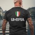 Umbria イタリア アンブロ ルーツ メンズTシャツ バックプリント 高齢者への贈り物