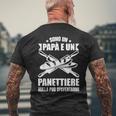 Uomo Baker Divertente Detto Panettiere Fornaio Papà E Panettiere T-shirt da uomo con stampa posteriore Regalos para ancianos