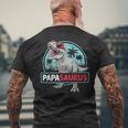 Uomo Divertente Papasaurus Cool Dinosauro Papà T-shirt da uomo con stampa posteriore Regalos para ancianos