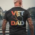 Veterinario Papà Medicoeterinario T-shirt da uomo con stampa posteriore Regalos para ancianos
