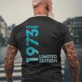 Vintage 50 Birthday I Limited Edition December 1973 長袖tシャツ メンズTシャツ バックプリント 高齢者への贈り物