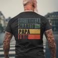 Vintage Marito Papà Elettricista Eroe Papà Elettricista T-shirt da uomo con stampa posteriore Regalos para ancianos