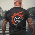 Warrior For Warriors Of Light & Darkness メンズTシャツ バックプリント 高齢者への贈り物