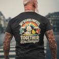We're All In This Together Like Hostages Humor メンズTシャツ バックプリント 高齢者への贈り物