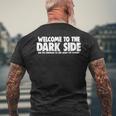 Welcome To The Darkide メンズTシャツ バックプリント 高齢者への贈り物