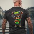 Yardie ジャマイカ ベア ジャマイカ国旗 ジャマイカの服 長袖tシャツ メンズTシャツ バックプリント 高齢者への贈り物