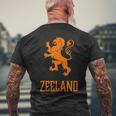 Zeeland オランダ オランダ メンズTシャツ バックプリント 高齢者への贈り物