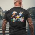 【まんが】クレヨンしんちゃん かすかべ防衛隊 メンズTシャツ バックプリント 高齢者への贈り物