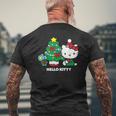 【クリスマス特集】Usデザイン ハローキティ クリスマスツリー メンズTシャツ バックプリント 高齢者への贈り物
