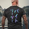 【バイトリーダー】面白いレタリングシャツ、男性、面白いホログラフィー カラー書道 メンズTシャツ バックプリント 高齢者への贈り物