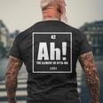 おったま Ah 元素デザイン おもしろ理系 サプライズ要素 42 ナンバー グラフィック 長袖tシャツ メンズTシャツ バックプリント 高齢者への贈り物