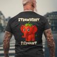 おもしろイタリアンブレインロットミームキッズボーイズストロベリーエレファント メンズTシャツ バックプリント 高齢者への贈り物