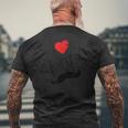 アイ・ラブ・マイ・パパ メンズTシャツ バックプリント 高齢者への贈り物