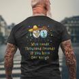 アミーゴが1つあれば千の仲間がいる メンズTシャツ バックプリント 高齢者への贈り物