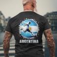 アルゼンチン選手のためのアルゼンチンシャツ レトロ ボーイズ アルゼンチン メンズTシャツ バックプリント 高齢者への贈り物