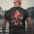 アンテロープレッドロックス アリゾナキャニオン メンズTシャツ バックプリント 高齢者への贈り物