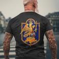 アン・ブーリン ロイヤル・ファルコン バッジ メンズTシャツ バックプリント 高齢者への贈り物