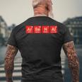アーセナル Ar-Se-N-Al 周期表 Uk Town メンズTシャツ バックプリント 高齢者への贈り物