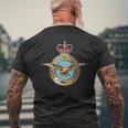 イギリス空軍 イギリス空軍 バッジパッチ メンズTシャツ バックプリント 高齢者への贈り物