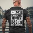 イスラエル Destroying Homes Is Notelf-Defense メンズTシャツ バックプリント 高齢者への贈り物