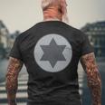 イスラエル空軍 イスラエル防衛隊 ラウンデル ローヴィスバージョン メンズTシャツ バックプリント 高齢者への贈り物
