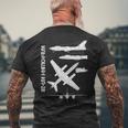 イリューシンil 28 Ww2 ロシア爆撃機飛行機の設計図 メンズTシャツ バックプリント 高齢者への贈り物