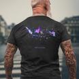 インドネシアの地図 メンズTシャツ バックプリント 高齢者への贈り物