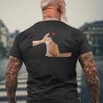 エキゾチックショートヘア猫エキゾチックショートヘア メンズTシャツ バックプリント 高齢者への贈り物