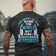 エスポートゲーマー Eスポーツ プロゲーマー メンズTシャツ バックプリント 高齢者への贈り物