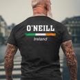 オニール アイルランドの姓 聖パトリックデー アイルランド国旗 メンズTシャツ バックプリント 高齢者への贈り物